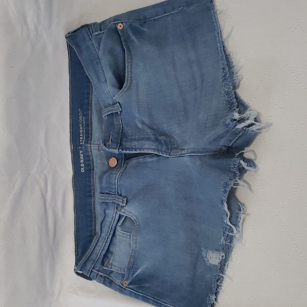 Old Navy Staight Midrise Jean Short Size 8